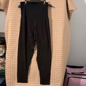 Two Hearts Maternity Black Maternity Leggings